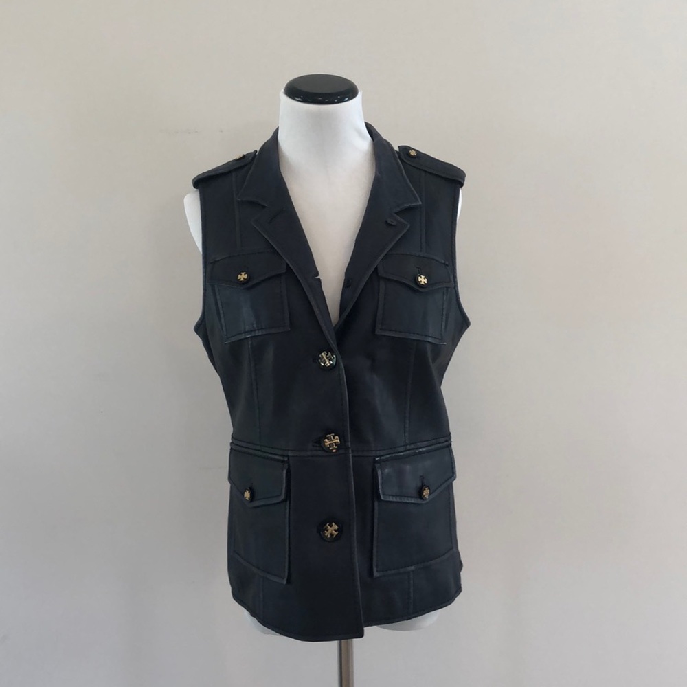 Tory Burch Leather Vest